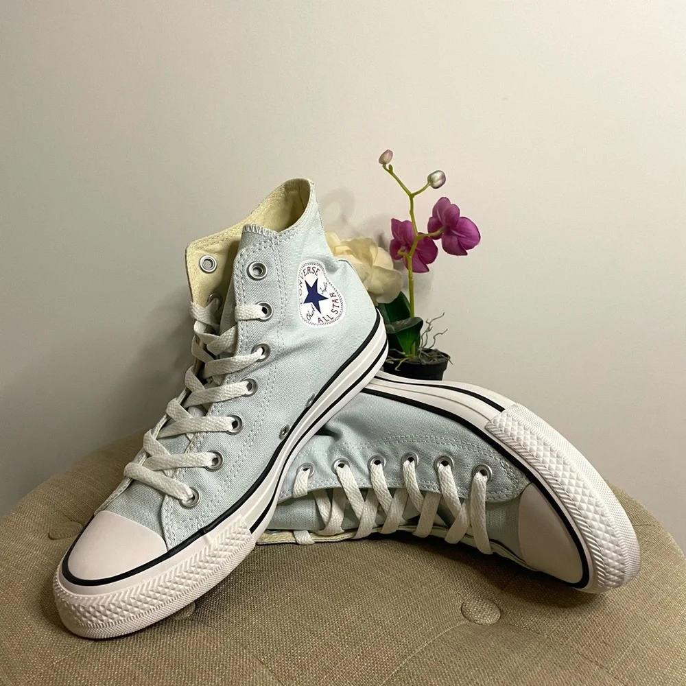 Converse High-Tops in “Polar Blue” Unisex Sneakers - Size 7.5/5.5 - Picture 1 of 15